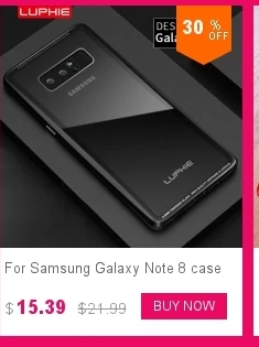 Для samsung Galaxy S8 S9 Note 8 чехол из алюминиевого сплава с металлической рамкой+ акриловая задняя крышка для samsung note8 9 чехол s