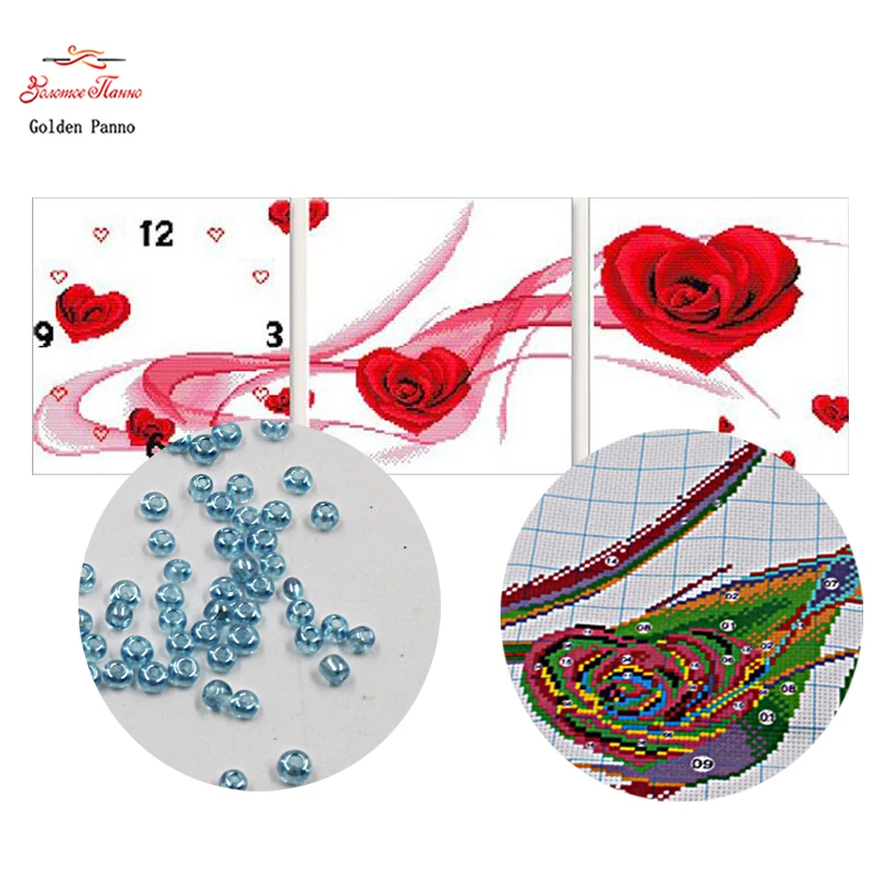 Золотое панно бисер Рукоделие сделай сам вышивка бисером - Цена: 2 557,00 руб.