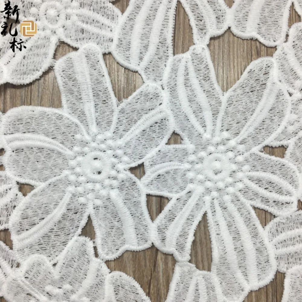 Бесплатная доставка 2017 высокое качество 5 ярдов нигерийское гипюровое кружево