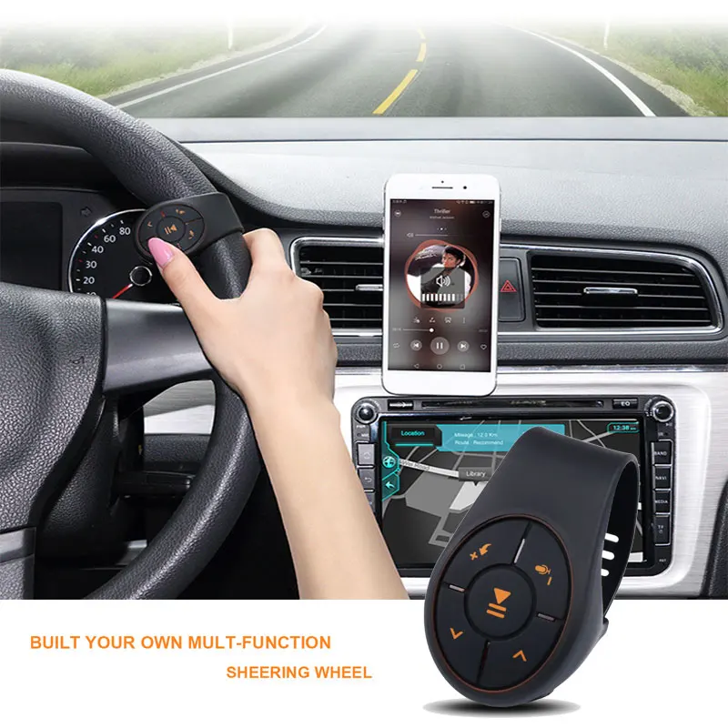 Sikeo Bluetooth контроллер рулевого колеса направленный рычаг установка приемник Многофункциональный Авто Bluetooth автомобильный комплект костюм