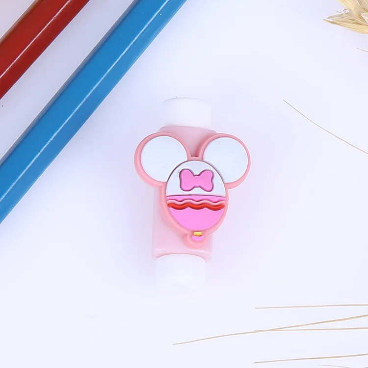 style 8 Микки Маус Анти-перелом мультфильм USB защитный кабель намотки Смарт настенный переключатель защиты для Iphone Android - Цвет: style 8