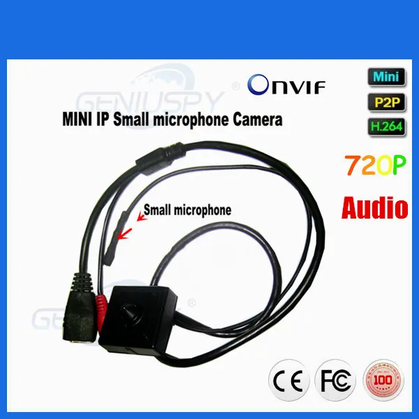 

Cheap P2P 3.7mm Lens 720P Small Pin hole Mini IP Video External microphoneCamera For Home Security Pin hole Network Camera