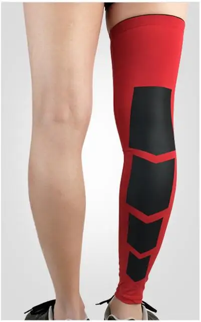 HX004 Red Спортивные защитные гетры из дышащей лайкры, новинка, компрессионные наколенники для велоспорта, бега, баскетбола, гетры - Цвет: HX004 Red