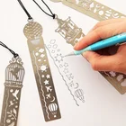 Металлическая Закладка-линейка в виде лошади, подарок для детей и студентов г., 1 шт.