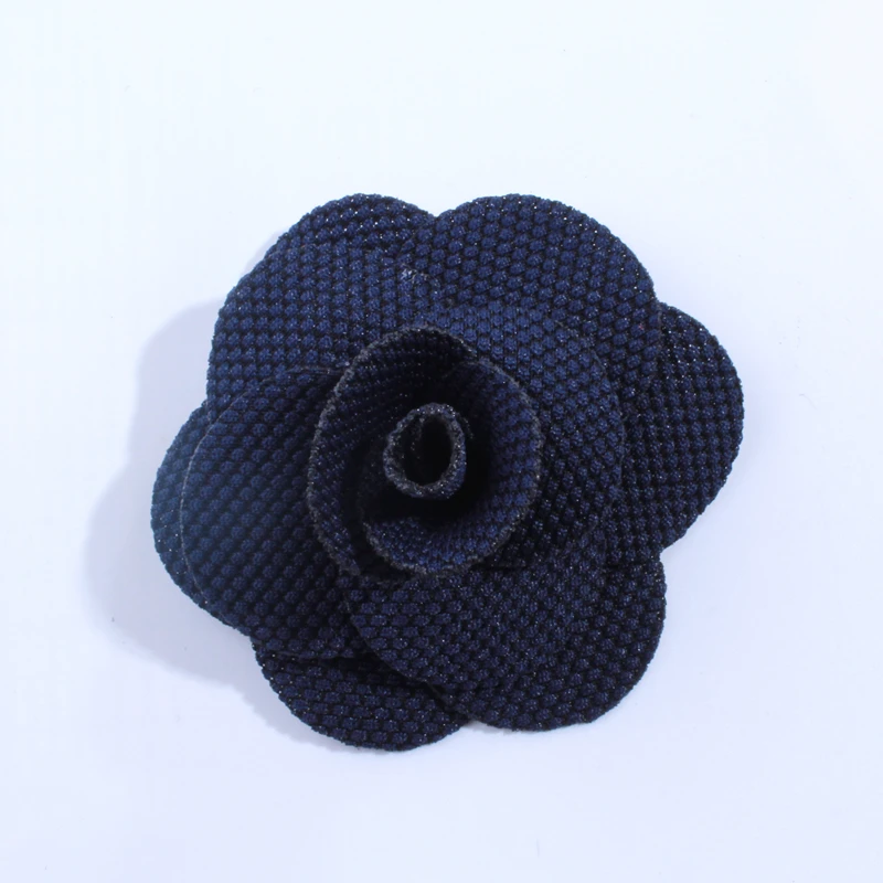 50 шт 5 см 16 цветов для U Pick Small Layerd Burlap Puff Rose Ткань Цветы Свадебная Цветочная