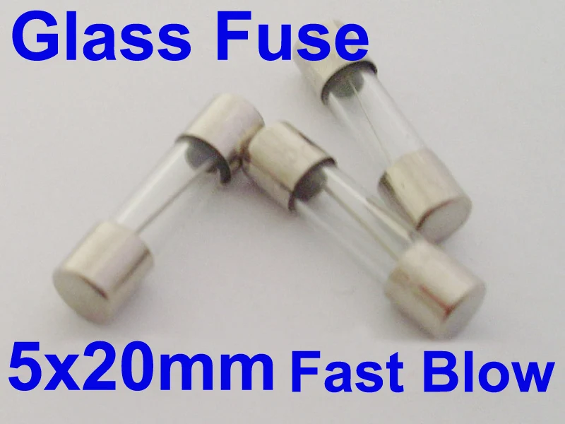 Стеклянный предохранитель 5x20 мм 0. 5A 0 5 А 250 В Быстрый выдув 100 шт.|fuse 20mm|fuse 5a 250vfuse 250v |