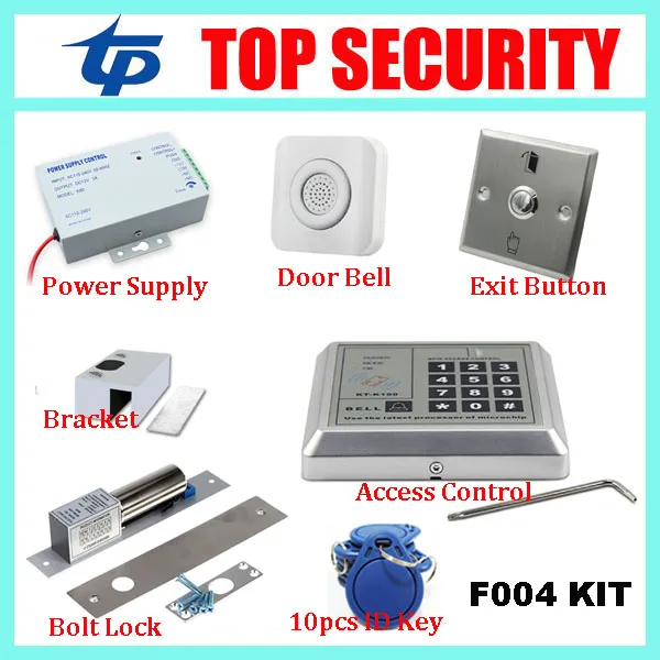 Топ безопасности F004 близости rfid карты двери контроля доступа DIY 125 кГц EM Система