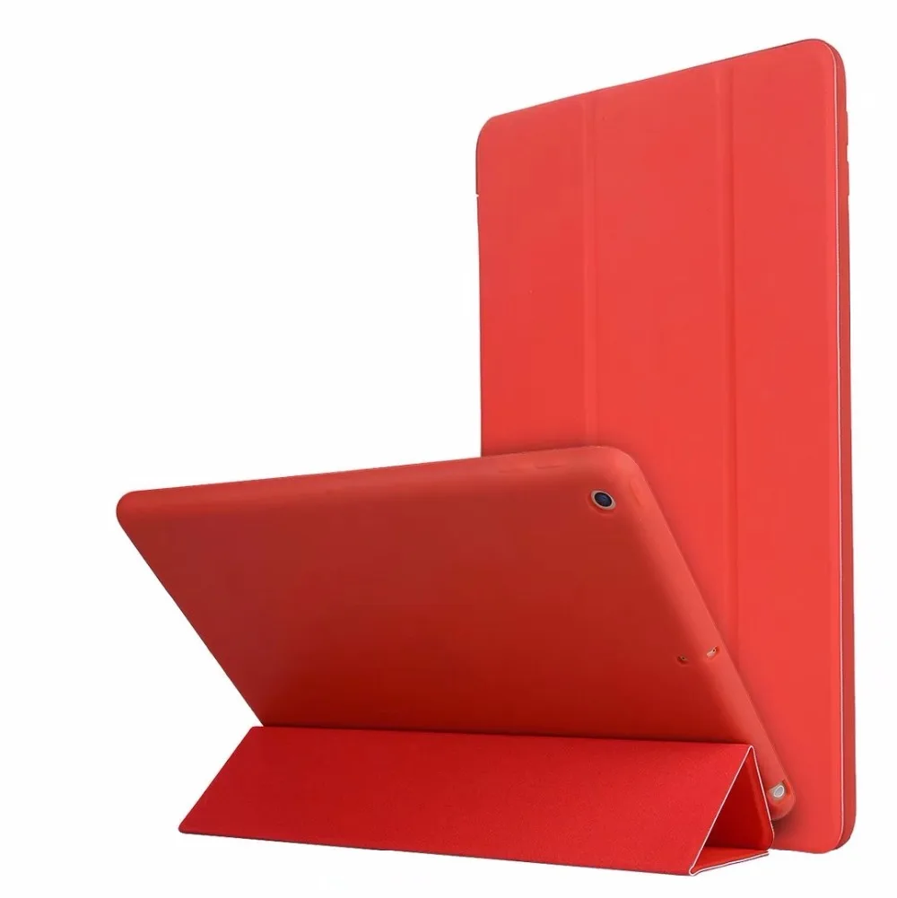 Чехол для Apple iPad 9,7 5th 6th Generation A1822 A1893 A1954 Smart Sleep Awake кожаный мягкий силиконовый чехол-накладка Funda