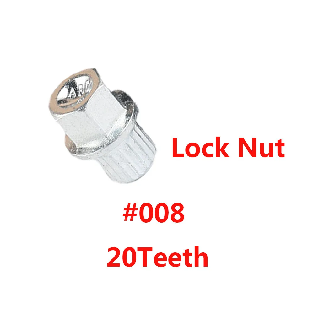 1xLock Nut X5 набор Противоугонный колесный винт Болт замок гайка ключ адаптер 20 зубов для Volkswagen Golf Passat для Audi A4 A6 A8 TT 8D0601139F 008 - Название цвета: 1xLock Nut