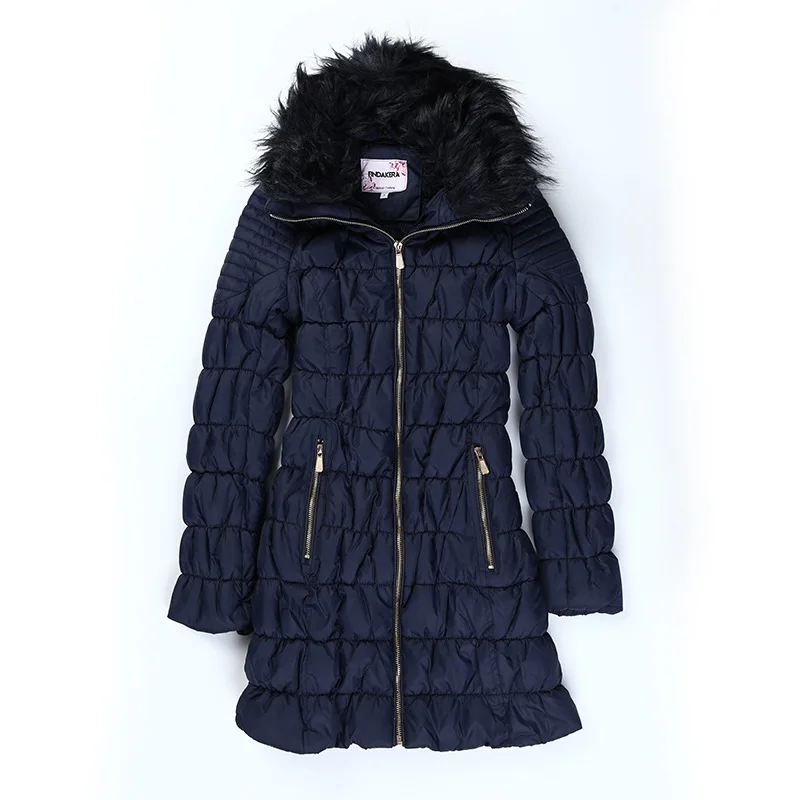 

women long winter padding coat slim winter parka for ladies