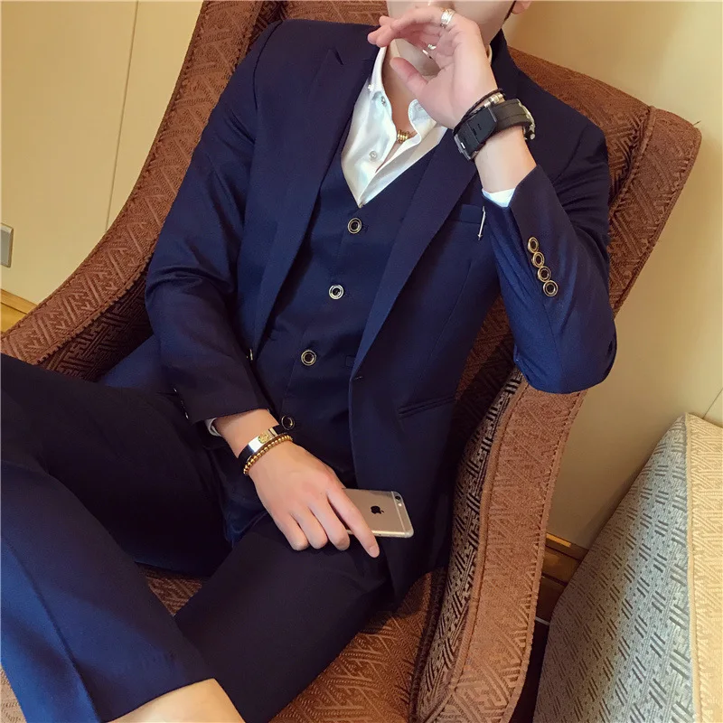 Мужской стиль смокинг под заказ свадебные костюмы для мужчин 2019 индивидуальные