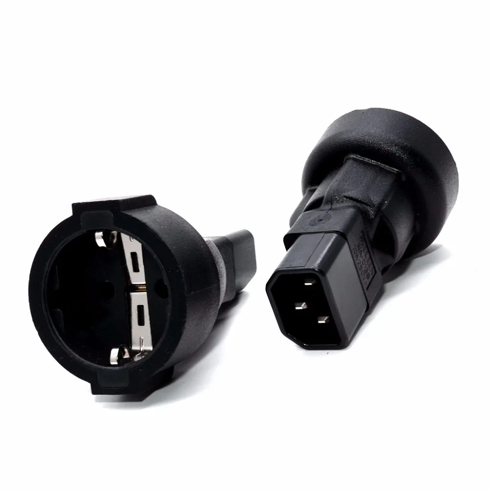 EU Power Lead IEC 320 C14 Male Plug to CEE 7/7 European 3Pin Female Socket Adapter For PDU UPS | Электроника