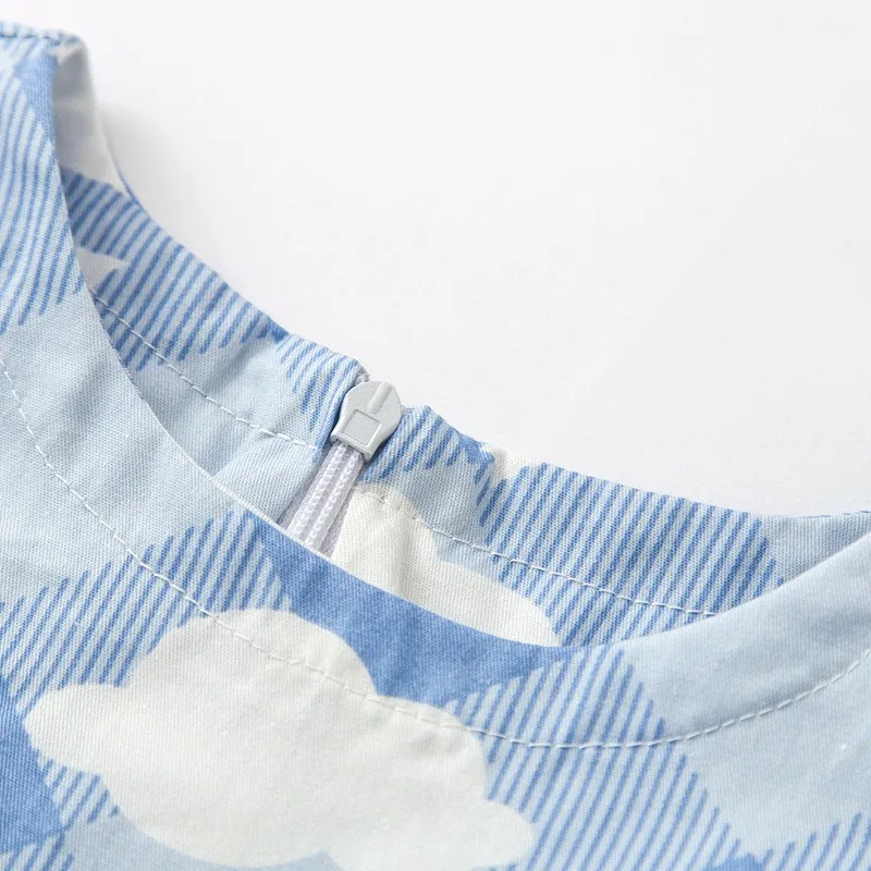 Malayu/платье для маленьких девочек летнее Хлопковое платье в клетку с рисунком