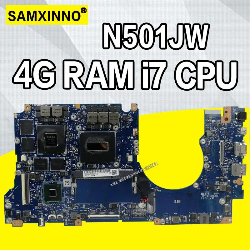 N501JW Motherboard GTX960M i7 For Asus UX501J UX50J UX50JW N501J FX60J laptop Mainboard | Компьютеры и офис