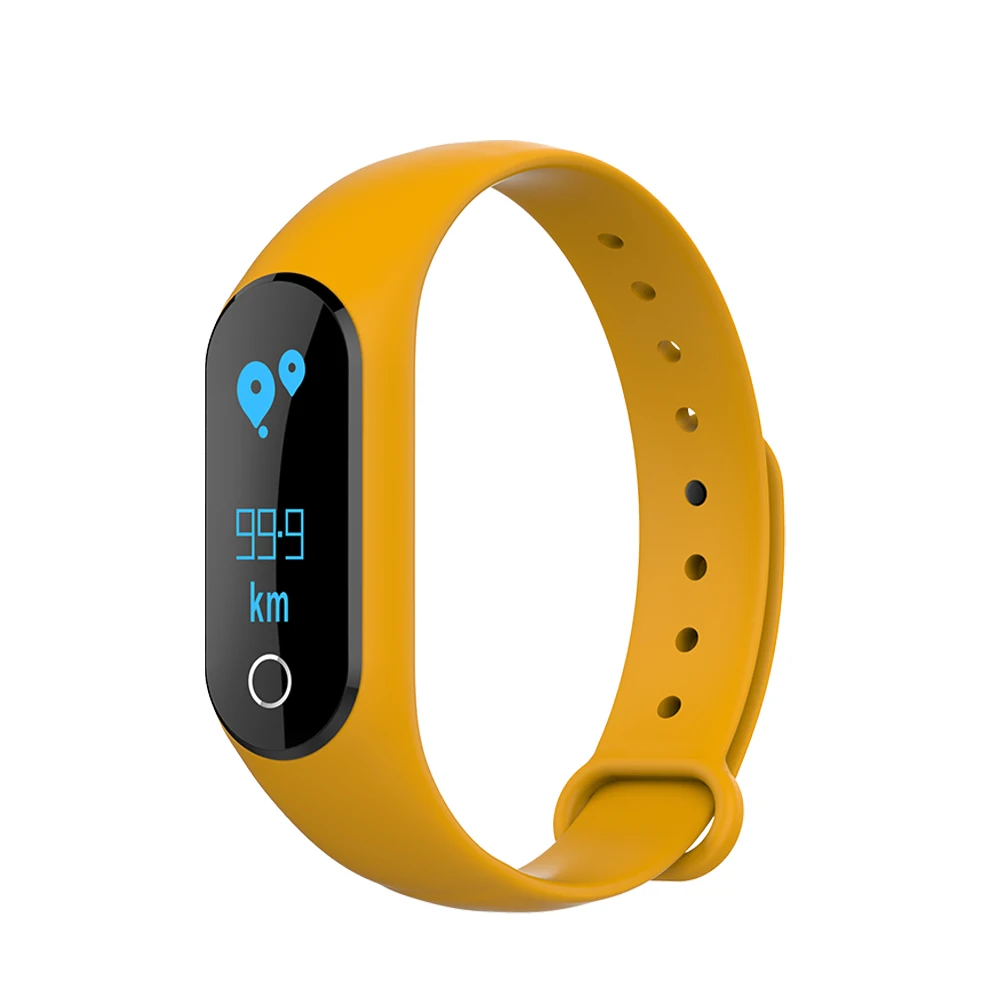 FORCA M6S синий ремешок смарт-браслет сердечного ритма фитнес-трекер для IOS и Android