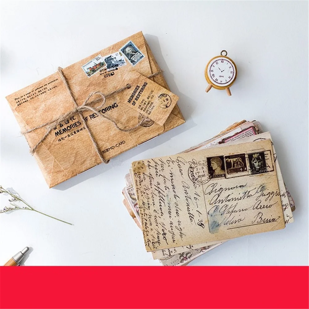 30 штук упак. подарочные открытки в британском винтажном стиле на день