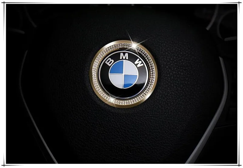 Автомобильный Стайлинг Руль стандартная алмазная паста для BMW X series 1 2 3 4 5 6 7 E F X1 X3