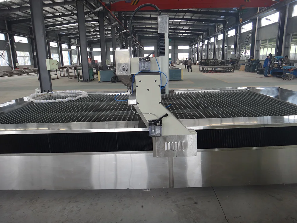 Горячая продажа 3-осевой водоструйный режущий станок резак для стекла |