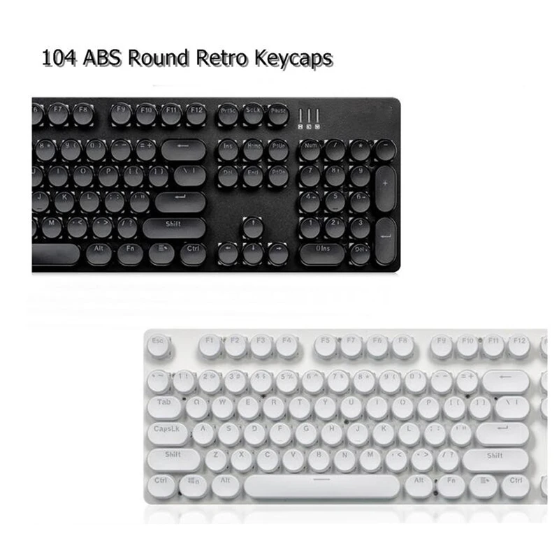 DIY Keycap Ретро СТИМ панк клавиши пишущей машинки для механической клавиатуры 104