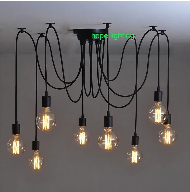 Современная паук потолочный светильник установки кафетерий ванная комната