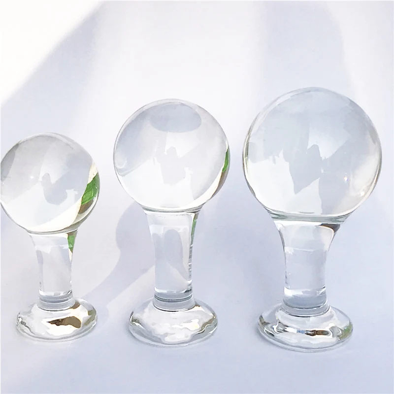 2019 3 размера на выбор анальные игрушки Большой Штекер ягодицы стекло секс-вилка