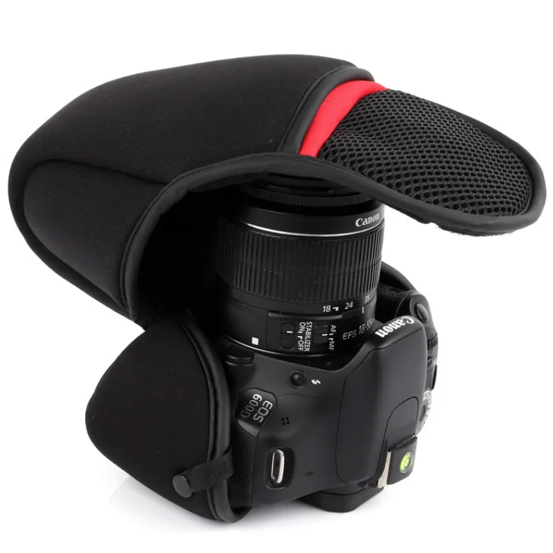 Сумка для DSLR камеры мягкий чехол Canon 1300D 1200D 1500D 200D 100D 1100D 760D 750D 700D 800D 600D 500D 18 55 мм