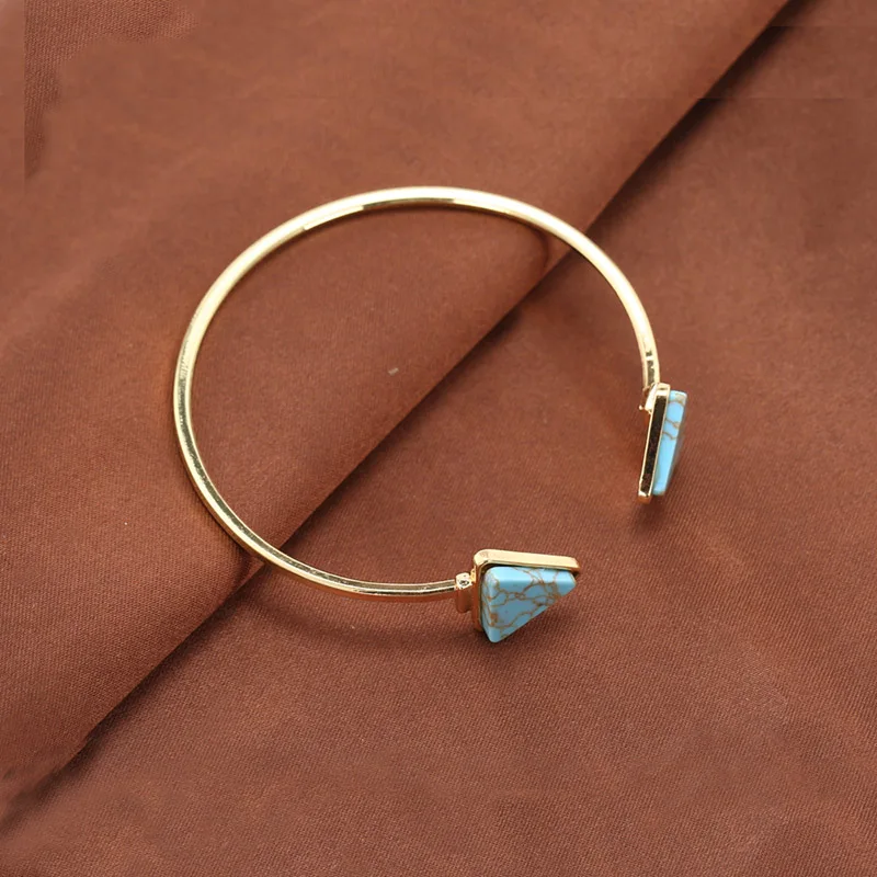 Новые зеленые белые браслеты золотого цвета на запястье женские ювелирные