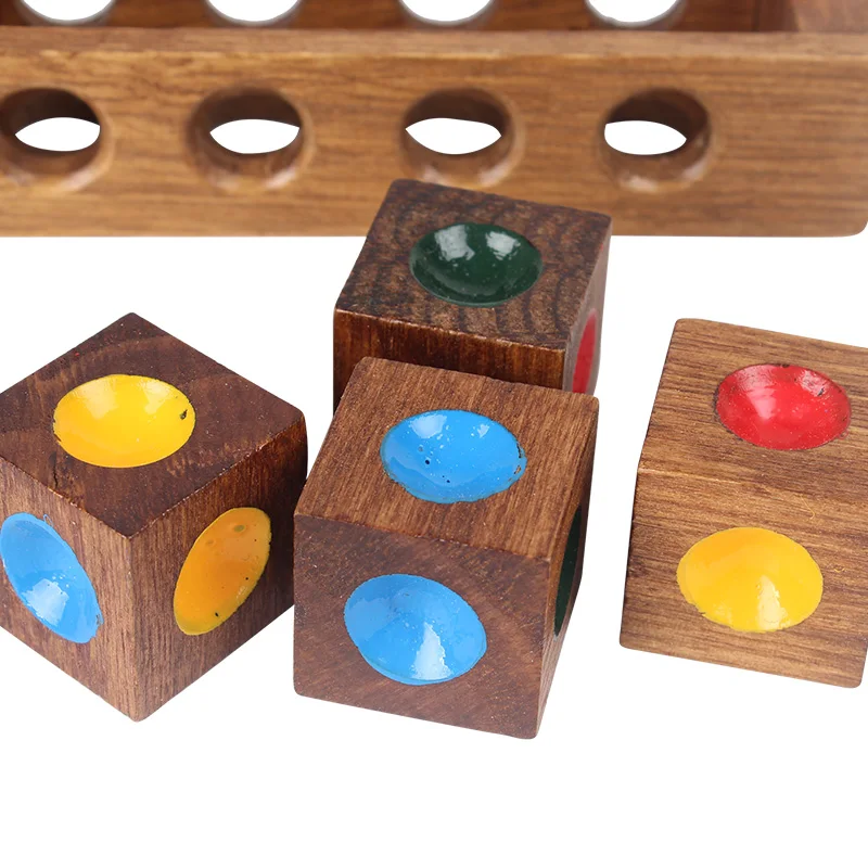 Детские деревянные игрушки разблокированный цвет умный пазл Классический