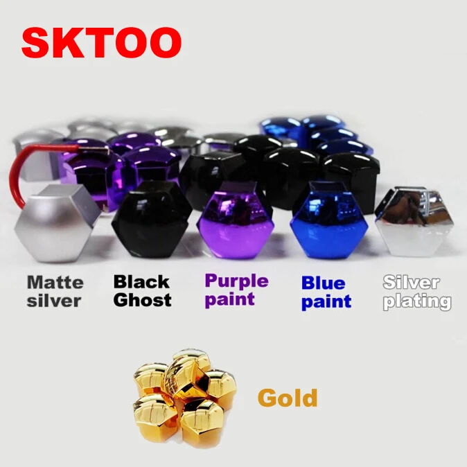 

SKTOO (20pcs)21MM For Elantra/Tucson/Sonata/Nissan/Kia K5, K2/Geely/Toyota/Mazda Wheel Rim Cover Tyre Screw Cap,color Paint