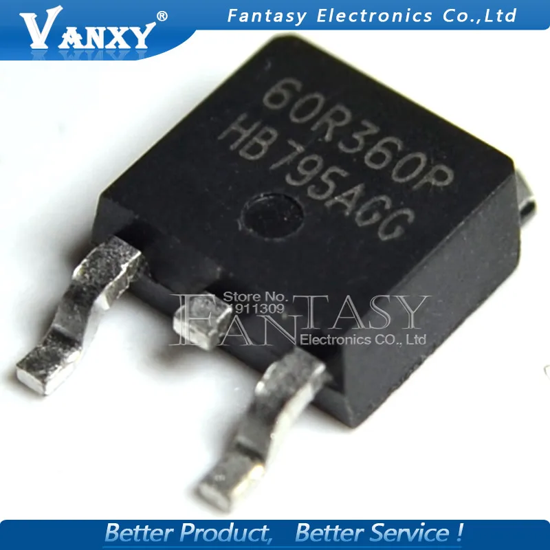 10 шт. IPD60R360P-252 60R360P IPD60R360 TO252 60R360Q 60R360 сот
