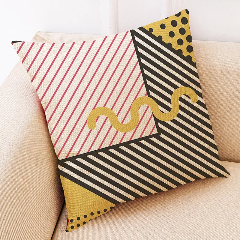 Hoomall низкая цена наволочка для подушки геометрический абстрактный принт детской