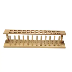 24 Отверстия, диаметр отверстия 22 мм, лабораторная деревянная пробирка, держатель для хранения, стойка с палочками