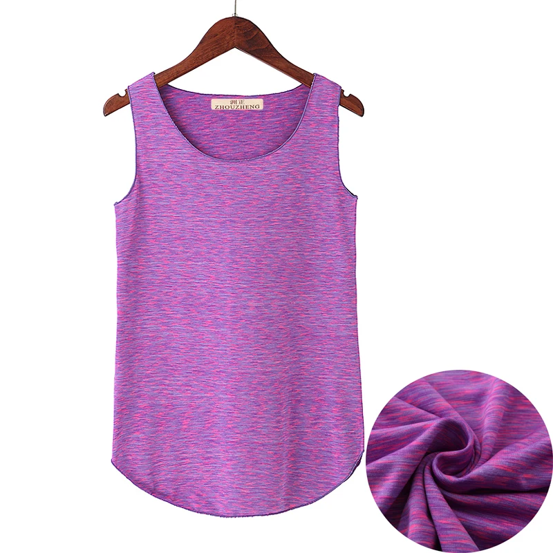 Женский эластичный Топ на бретельках Быстросохнущий дышащий без рукавов