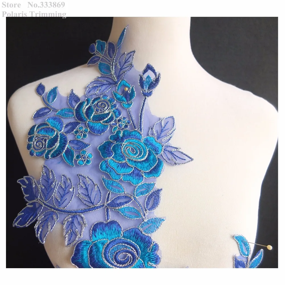 1 шт. Кружевная декоративная аппликация для танцевального платья | Дом и сад