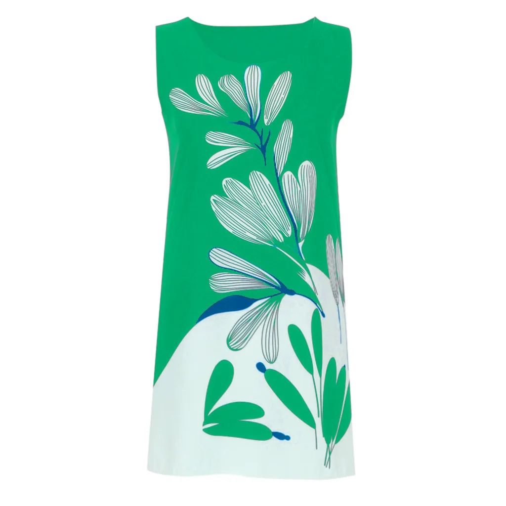 Женское свободное платье выше колена FREE белое элегантное короткое без рукавов с