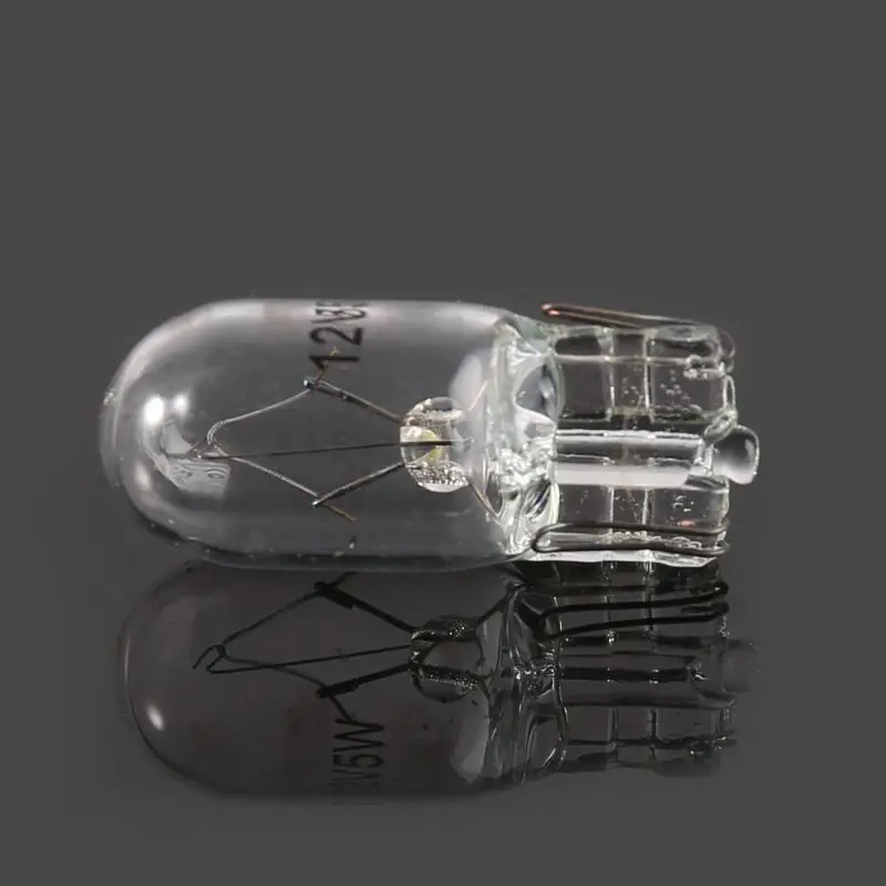 T10 W5W холодный белый 5 Вт галогенная лампа сигнала Интерьер автомобиля светильник