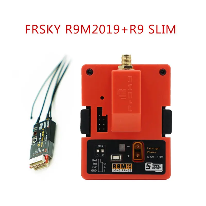 R9M 2019 with R9Slim Frsky R9M 900 МГц передатчик приемник Антенна монтируется R9MM тонкий+ комбо набор для радиоуправляемого дрона FPV модели части Асса опционально - Цвет: R9M 2019 with R9Slim