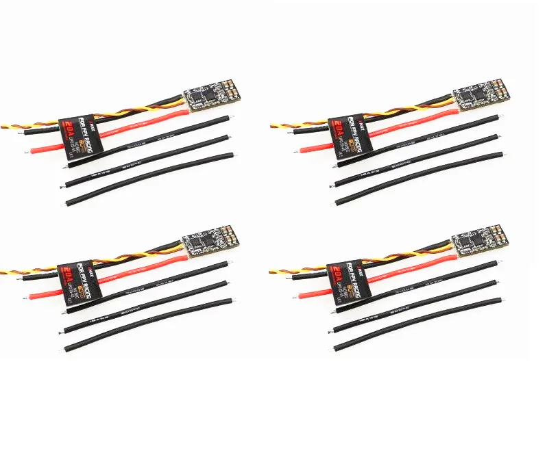 4 шт./лот оригинальный контроллер скорости EMAX BLHeli Lightning 20A 30A ESC для DIY RC