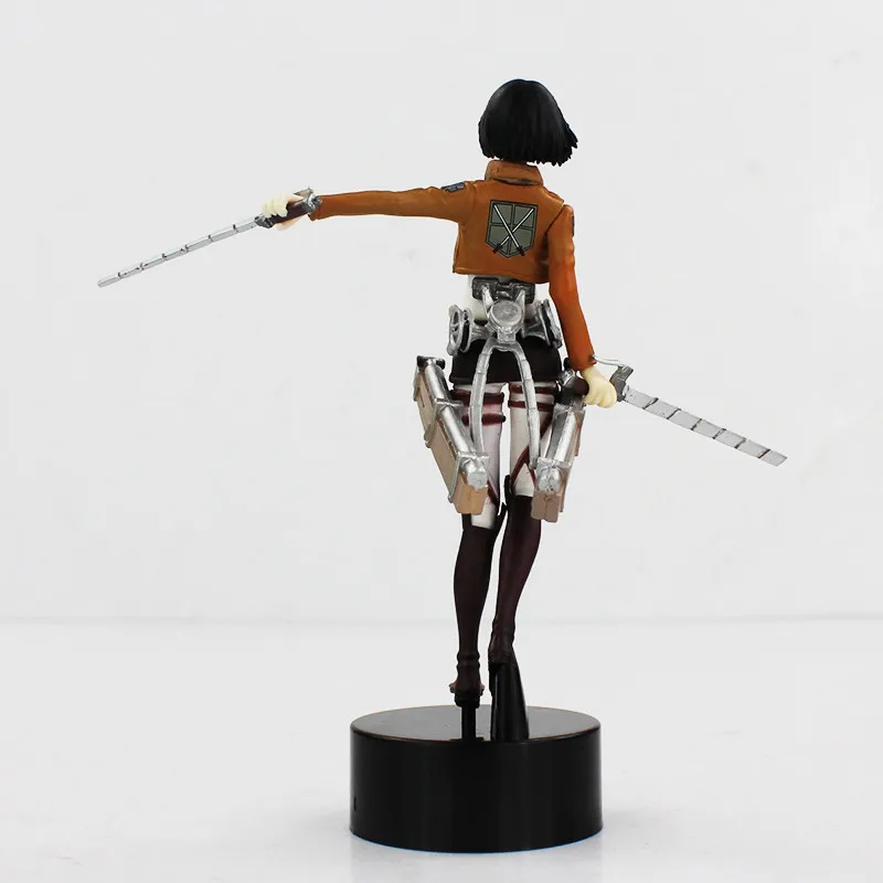 14 см Shingeki No Kyojin атака на Титанов Mikasa Ackerman фигурка кукла из ПВХ лучший подарок
