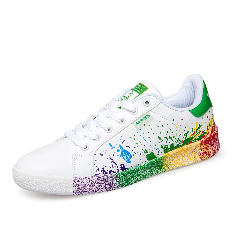 Мужская обувь для скейтбординга Цвет белый дышащая сезон осень лето из сетчатого