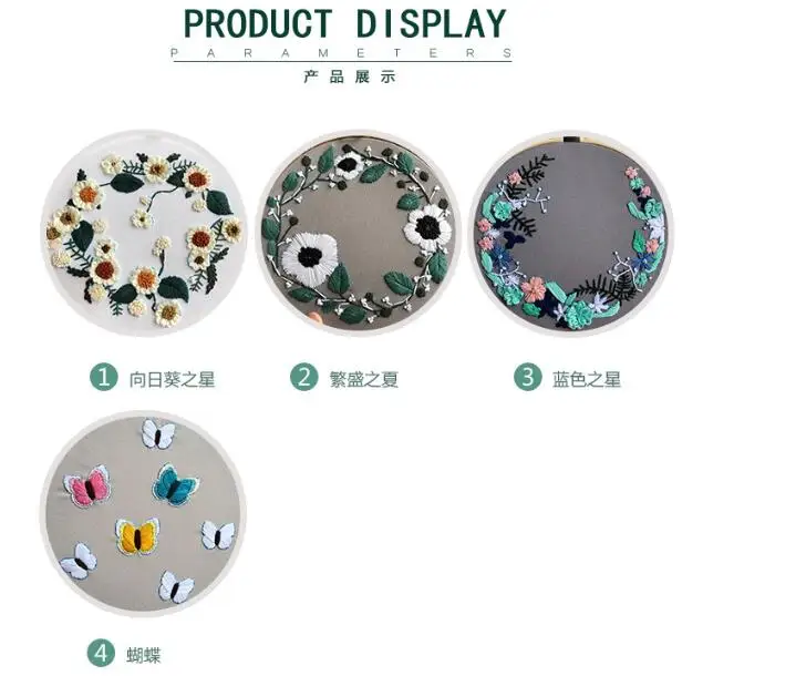 20x20 см цветочный магазин серия растений Европейский Набор для вышивки простой