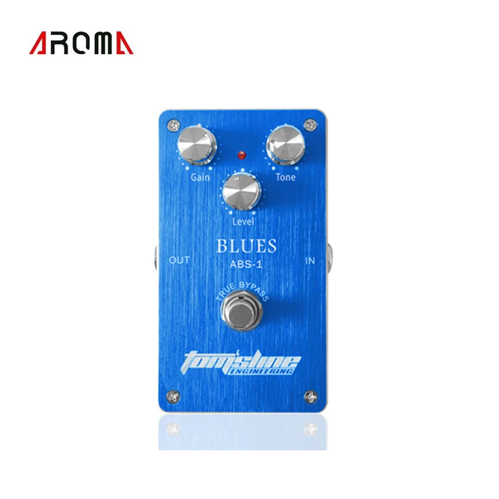 

Aroma ABS-1 Blues Distortion Guitar Pedal Aluminum Alloy Housing Electric Guitar Effect Pedal True Bypass Guitar Accessories