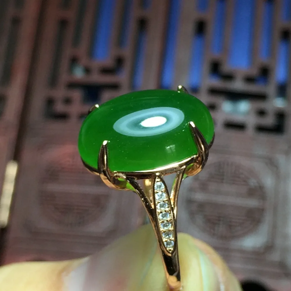 KJJEAXCMY Fine jewelry 925 Серебряное инкрустированное Choi кольцо без натурального нефрита кольца для мужчин и женщин