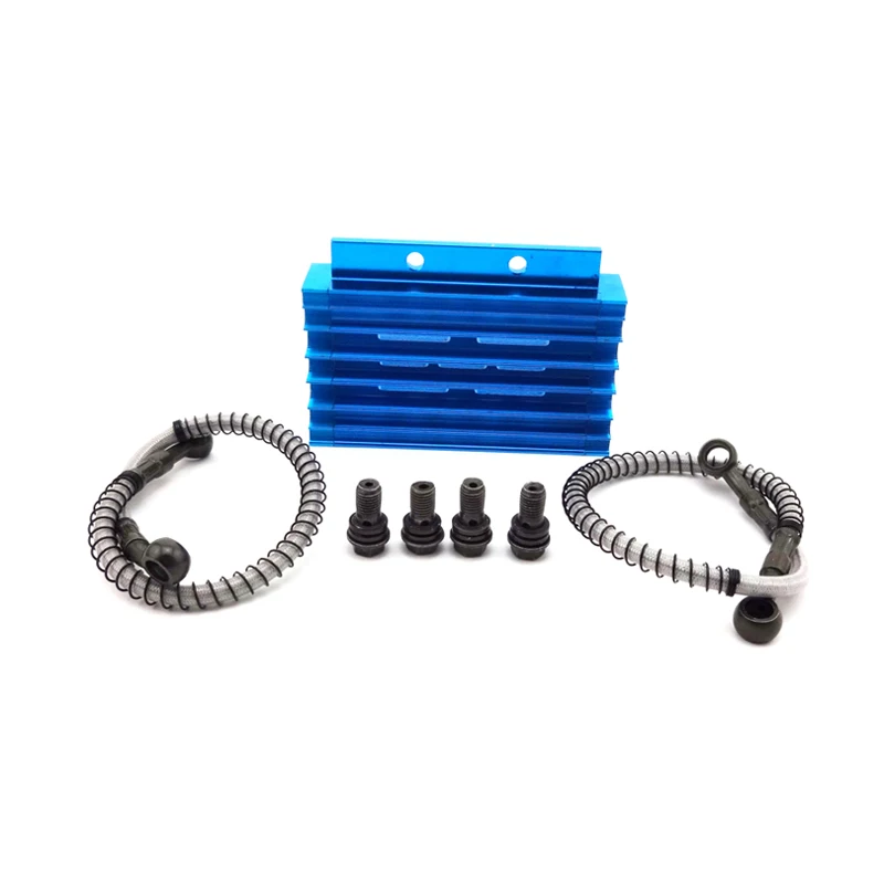 XLSION Aftermarket CNC алюминиевый синий комплект масляного радиатора для 125cc 140cc 150cc