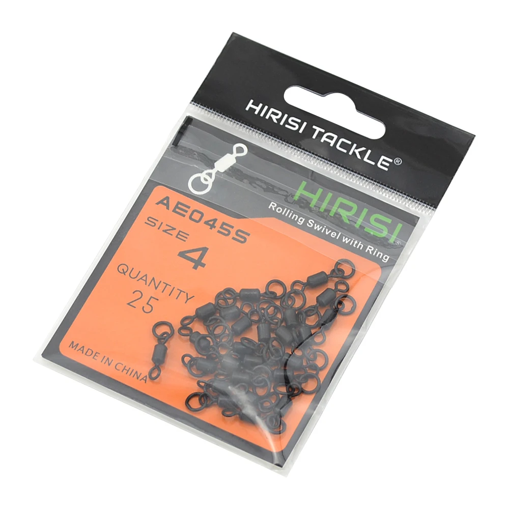 Carp Fishing Swivel for Chod Rig Link with Solid Ring Terminal Tackle Snap Swivels Accessories | Спорт и развлечения