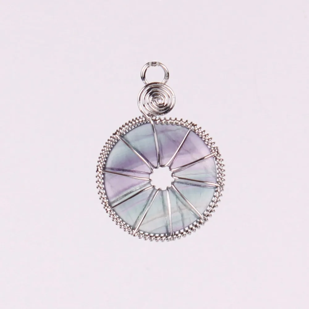 Новинка 2016 г. флуоресцентный камень с пряжкой натуральные подвески|green aventurine|quartz