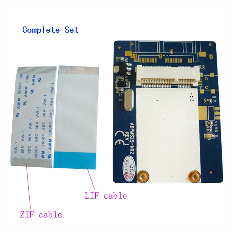 Адаптер mSATA SSD HDD к ZIF адаптер CE ZIF mSATA конвертер карта