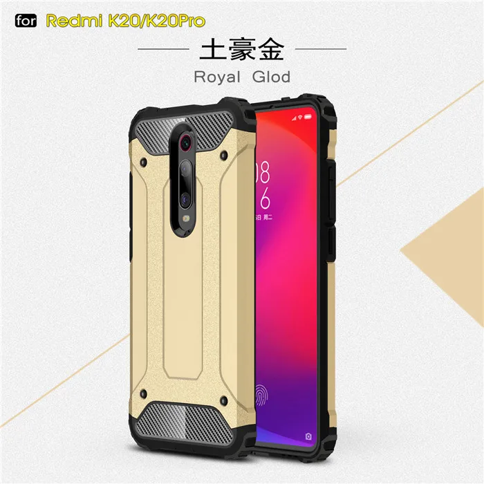 Для Xiao mi Red mi K20 Pro Чехол сверхпрочный ударопрочный Жесткий PC+ TPU Прочный двухслойный защитный чехол для Xiaomi mi 9T mi 9T задняя крышка