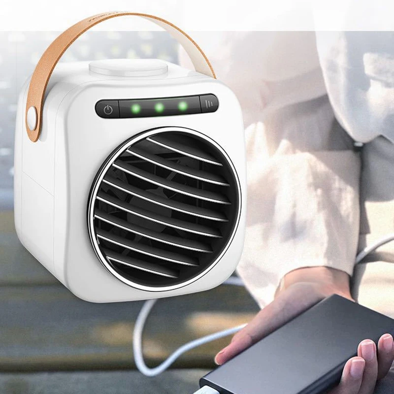 Usb мини портативный кондиционер увлажнитель воздуха очиститель светодиодный