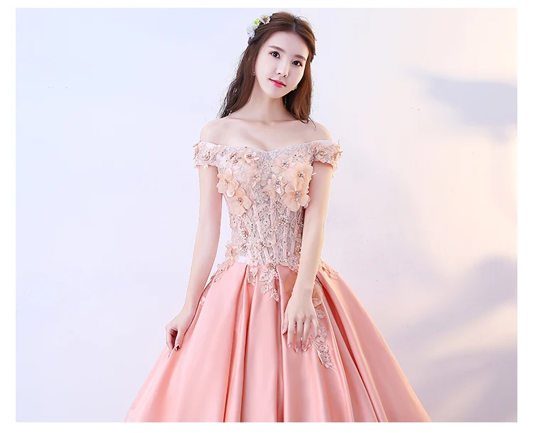 Коралловое бальное платье для девушек атласное 15 лет 2018|vestidos para quinceaneras|quinceanera ball